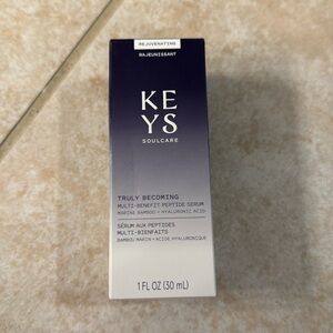 KEYS Soulcare truly becoming multibenefit, peptide serum rejuvenating face serum